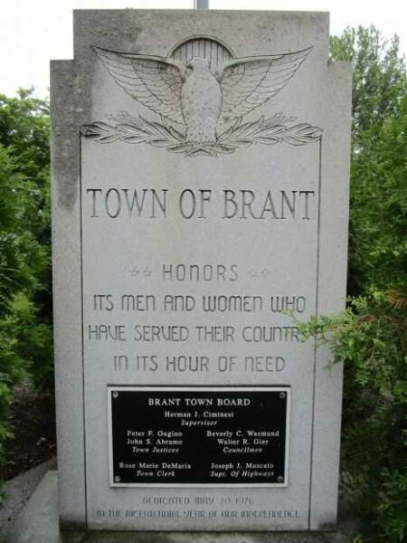 TOWN OF BRANT MEMORIAL PARK