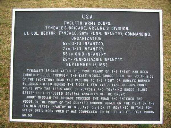 TWELFTH ARMY CORPS WAR MEMORIAL PLAQUE IX