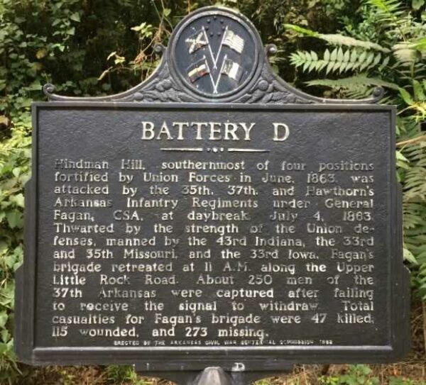 BATTERY D WAR MEMORIAL MARKER