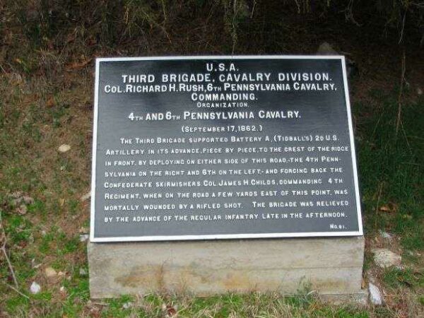 THIRD BRIGADE, CAVALRY DIVISION WAR MEMORIAL PLAQUE