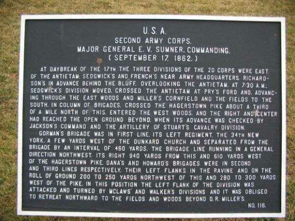 SECOND ARMY CORPS WAR MEMORIAL PLAQUE V