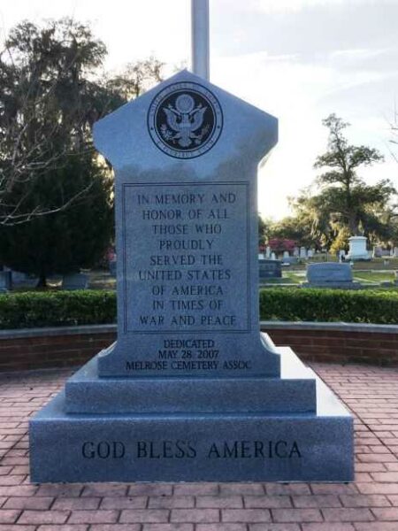 MELROSE CEMETERY VETERANS MEMORIAL