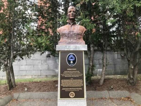 GEORGE DILBOY MEDAL OF HONOR WAR MEMORIAL BUST