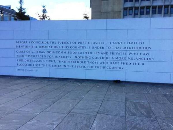 AMERICAN VETERANS DISABLED FOR LIFE MEMORIAL WALL C