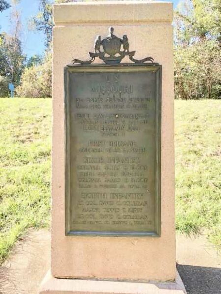 US MISSOURI 15TH CORPS WAR MEMORIAL