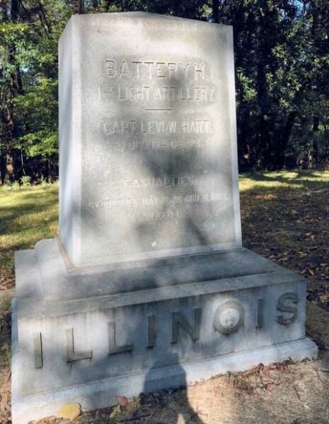 BATTERY H, 1ST LIGHT ARTILLERY WAR MEMORIAL