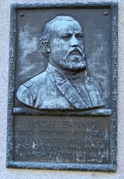 HUGH EWING WAR MEMORIAL PLAQUE