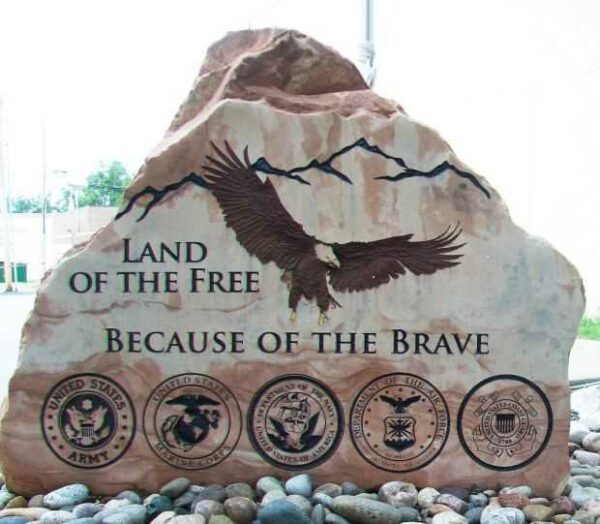 ROLLING THUNDER OKLAHOMA VETERANS MEMORIAL ROCK
