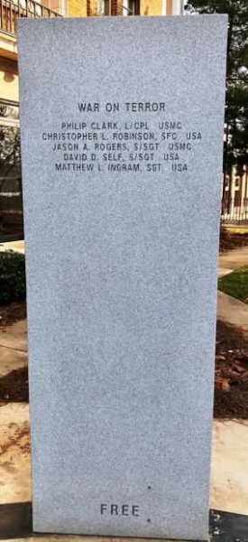 RANKIN COUNTY WAR MEMORIAL PANEL E