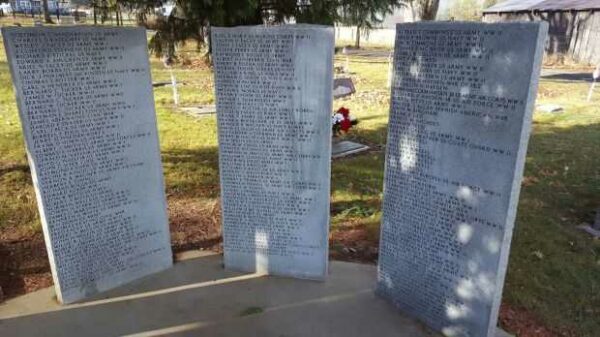 ETNA CEMETERY VETERANS MEMORIAL SECTION B
