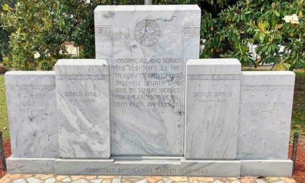 MITCHELL COUNTY WAR MEMORIAL