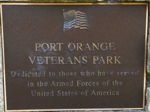PORT ORANGE VETERANS PARK MEMORIAL PLAQUE