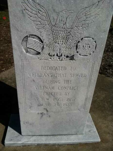 V.F.W. POST 2057 VIETNAM VETERANS MEMORIAL