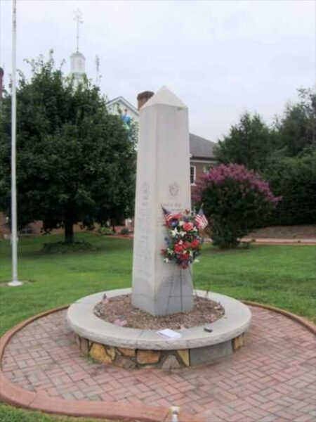 YANCEY COUNTY WAR VETERANS MEMORIAL SIDE A