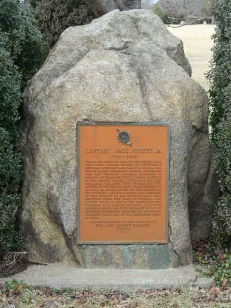 CAPTAIN JACK JOUETT, JR. REVOLUTIONARY WAR MEMORIAL