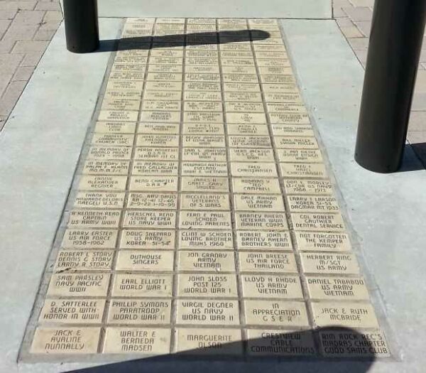 JEFFERSON COUNTY WAR DEAD MEMORIAL BRICKS