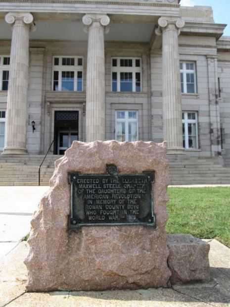 ROWAN COUNTY WORLD WAR I MEMORIAL DRINKING FOUNTAIN