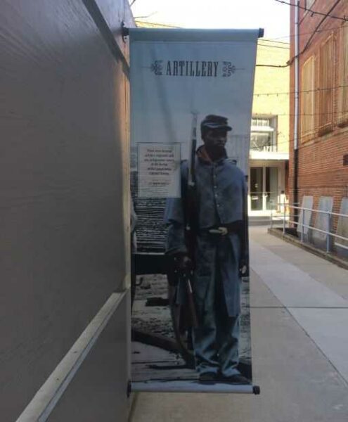 UNITED STATES COLORED TROOPS ARTILLERY MEMORIAL BANNER