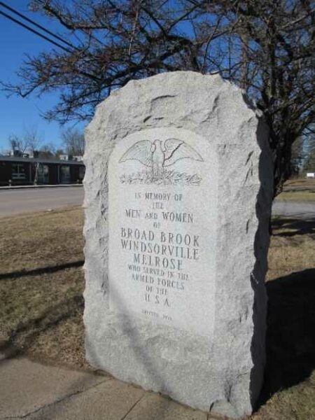 BROAD BROOK WINDSORVILLE MELROSE VETERANS MEMORIAL