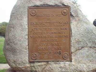 RIVER ROUGE WAR MEMORIAL PLAQUE