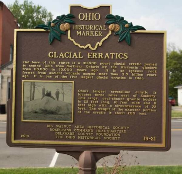 MAJOR GENERAL WILLIAM STARKE ROSECRANS WAR MEMORIAL MARKER BACK