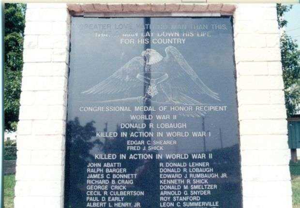 CLARION COUNTY MEDAL OF HONOR MEMORIAL