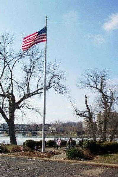 MUSKINGUM COUNTY MEDAL OF HONOR MEMORIAL FLAG POLE