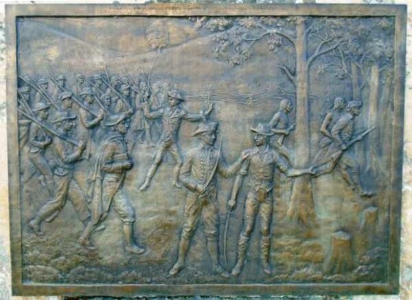 PATRIOTS OF BERKSHIRE COUNTY REVOLUTIONARY WAR MEMORIAL PLAQUE B