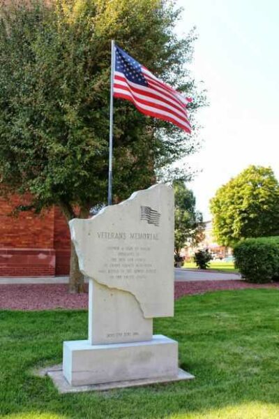 GRANT COUNTY VETERANS MEMORIAL CEMETERY STONE