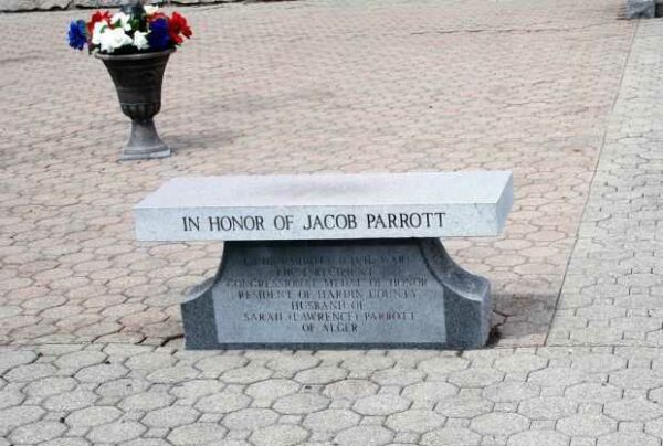 ALGER MARION TWP. VETERANS MEMORIAL BENCH B