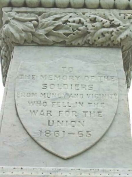 MUNCY AND VICINITY CIVIL WAR MEMORIAL STONE A