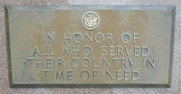 TROY VETERANS MEMORIAL PLAQUE