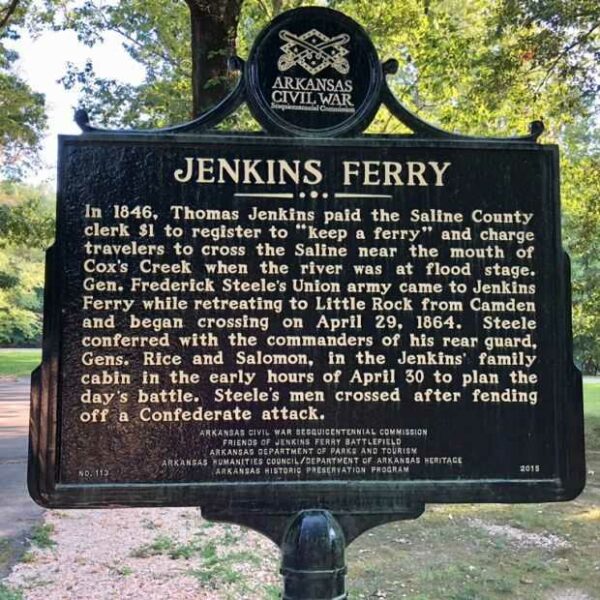 JENKINS FERRY WAR MEMORIAL MARKER