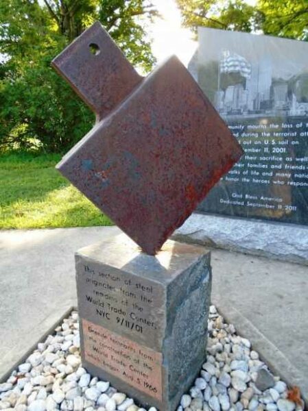 HAWLEY SEPTEMBER 11, 2001 WAR MEMORIAL REMNANTS
