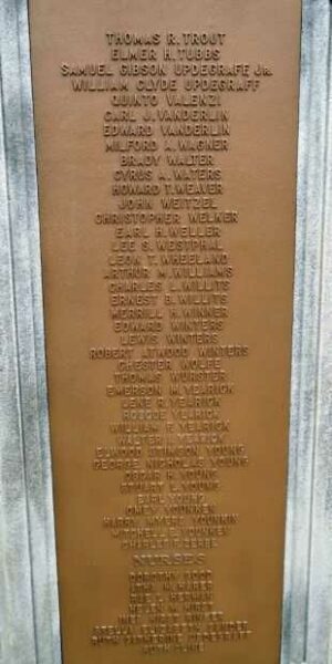 SEVENTH AND ELEVENTH WARDS WORLD WAR MEMORIAL PLAQUE I