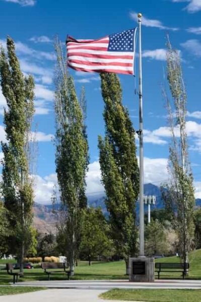 MAJOR GENERAL GEORGE P. HOLM WAR MEMORIAL FLAGPOLE