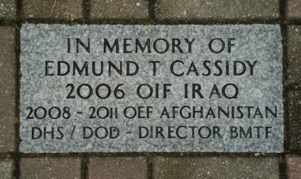 CITY OF CALAIS VETERANS PARK MEMORIAL PAVER F