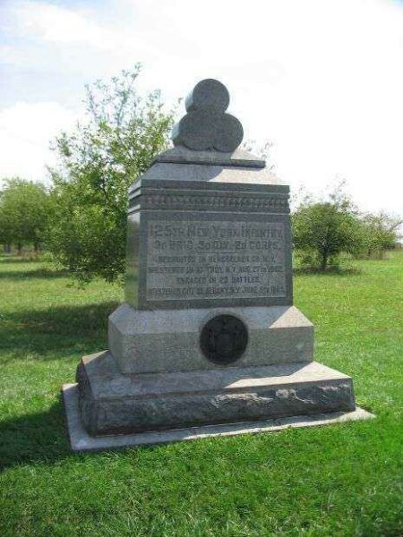 125TH NEW YORK INFANTRY WAR MEMORIAL