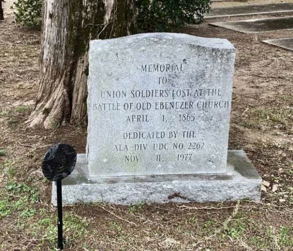 BATTLE OF OLD EBENEZER CHURCH UNION SOLDIERS WAR MEMORIAL