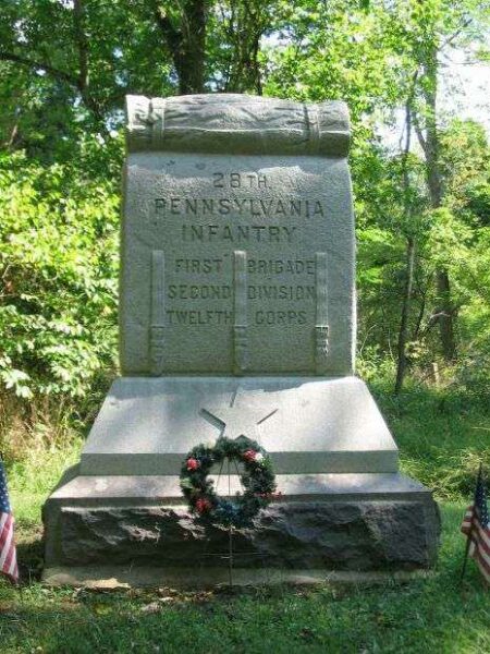 28TH PENNSYLVANIA INFANTRY WAR MEMORIAL