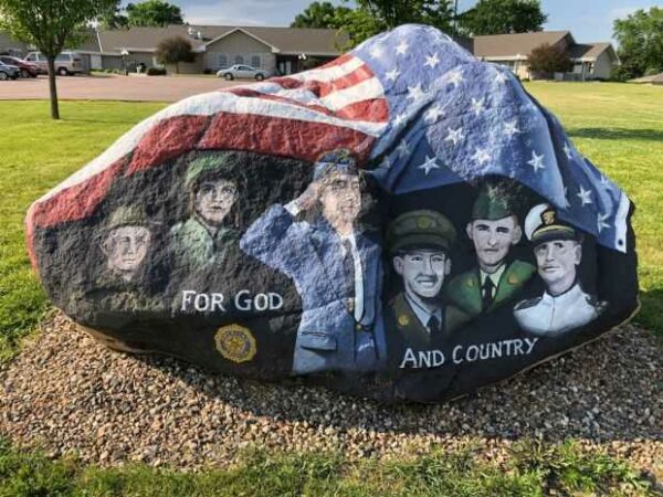 THE HOLSTEIN FREEDOM ROCK VETERANS MEMORIAL SIDE A