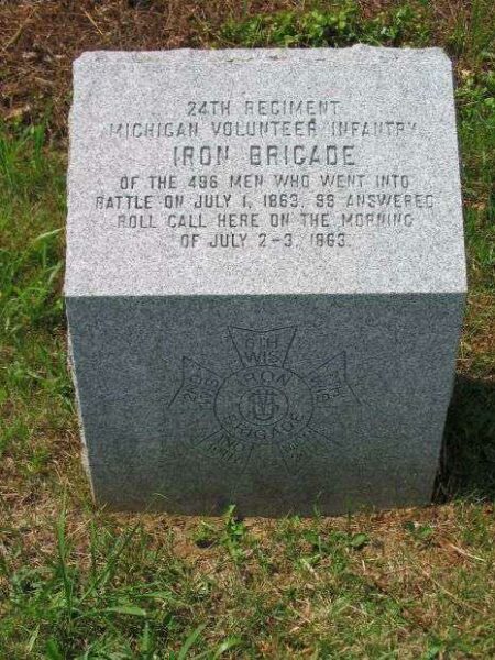 24TH REGIMENT MICHIGAN VOLUNTEER INFANTRY WAR MEMORIAL