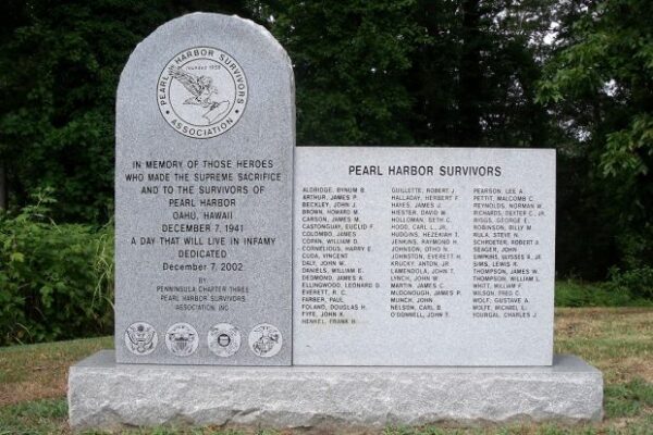 NEWPORT NEWS PEARL HARBOR SURVIVORS WAR MEMORIAL