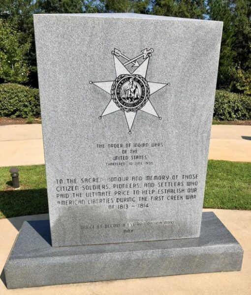 FIRST CREEK WAR MEMORIAL BACK