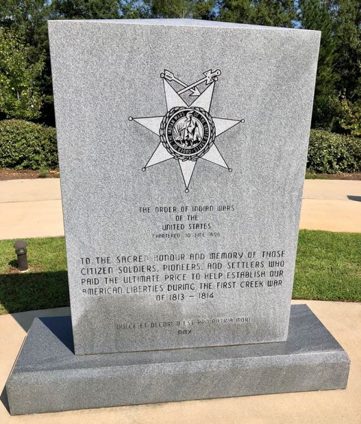 FIRST CREEK WAR MEMORIAL BACK