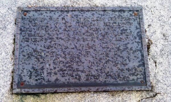 TRABLE ROCK MEMORIAL PLAQUE