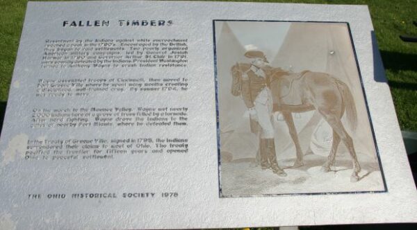 FALLEN TIMBERS WAR MEMORIAL PANEL