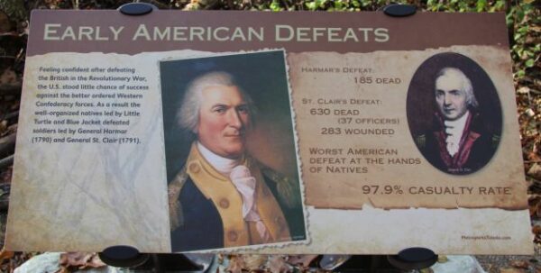 EARLY AMERICAN DEFEATS MEMORIAL PANEL