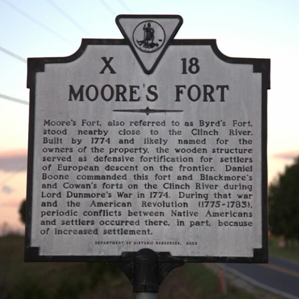 MOORE’S FORT MEMORIAL MARKER