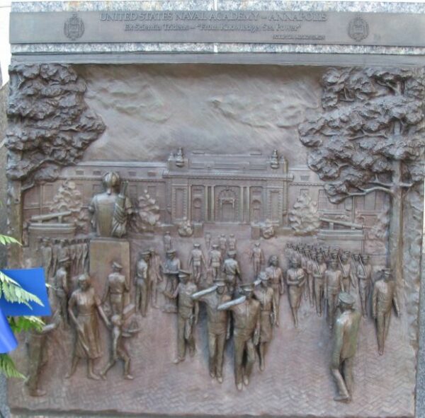 THE UNITED STATES NAVY MEMORIAL BAS-RELIEF V